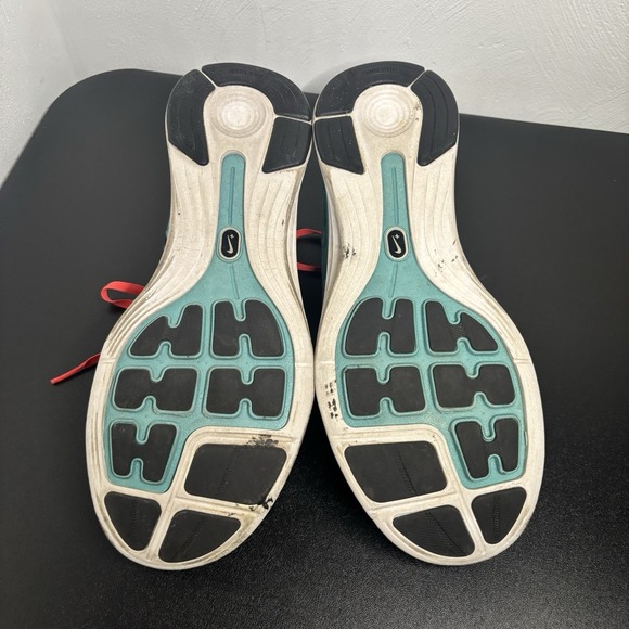 Nike Flyknit Lunar 1 Running Women's Size 9.5 US 554888-300 Blue Hyper Punch - Picture 7 of 9